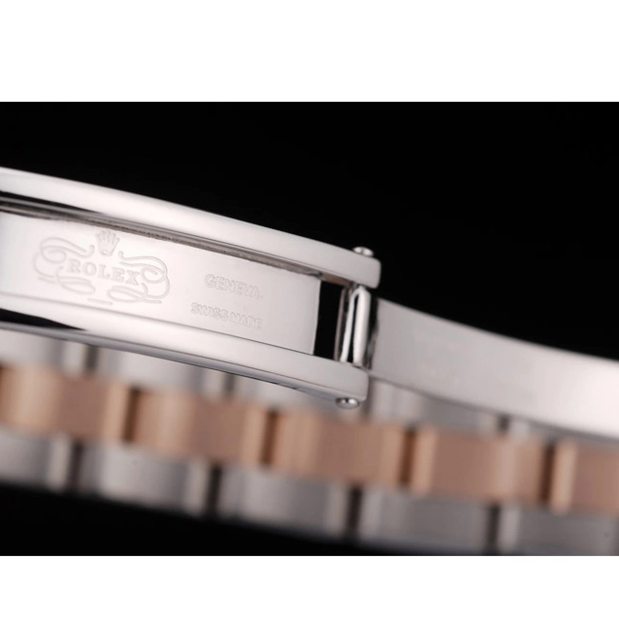 MiroTime 1013 Rolex DateJust Brushed Stainless Steel Case Brown Dial Diamond Plated